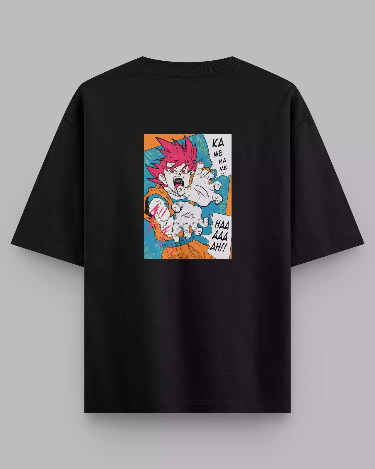 Kamehameha: Goku Black Oversized Anime Tee